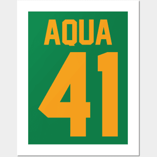 Aqua 41 Posters and Art